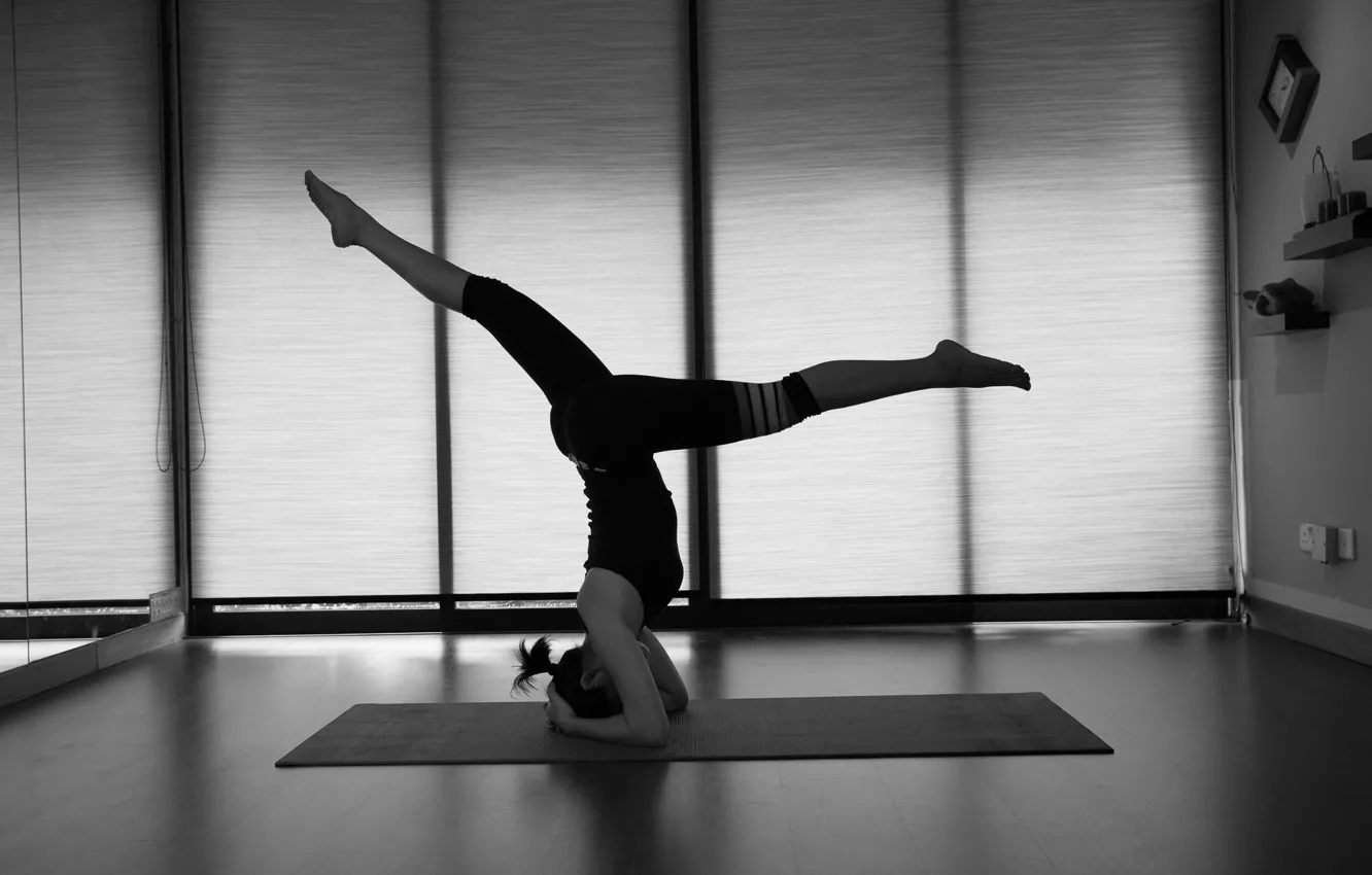 Фото обои pose, workout, yoga, technique