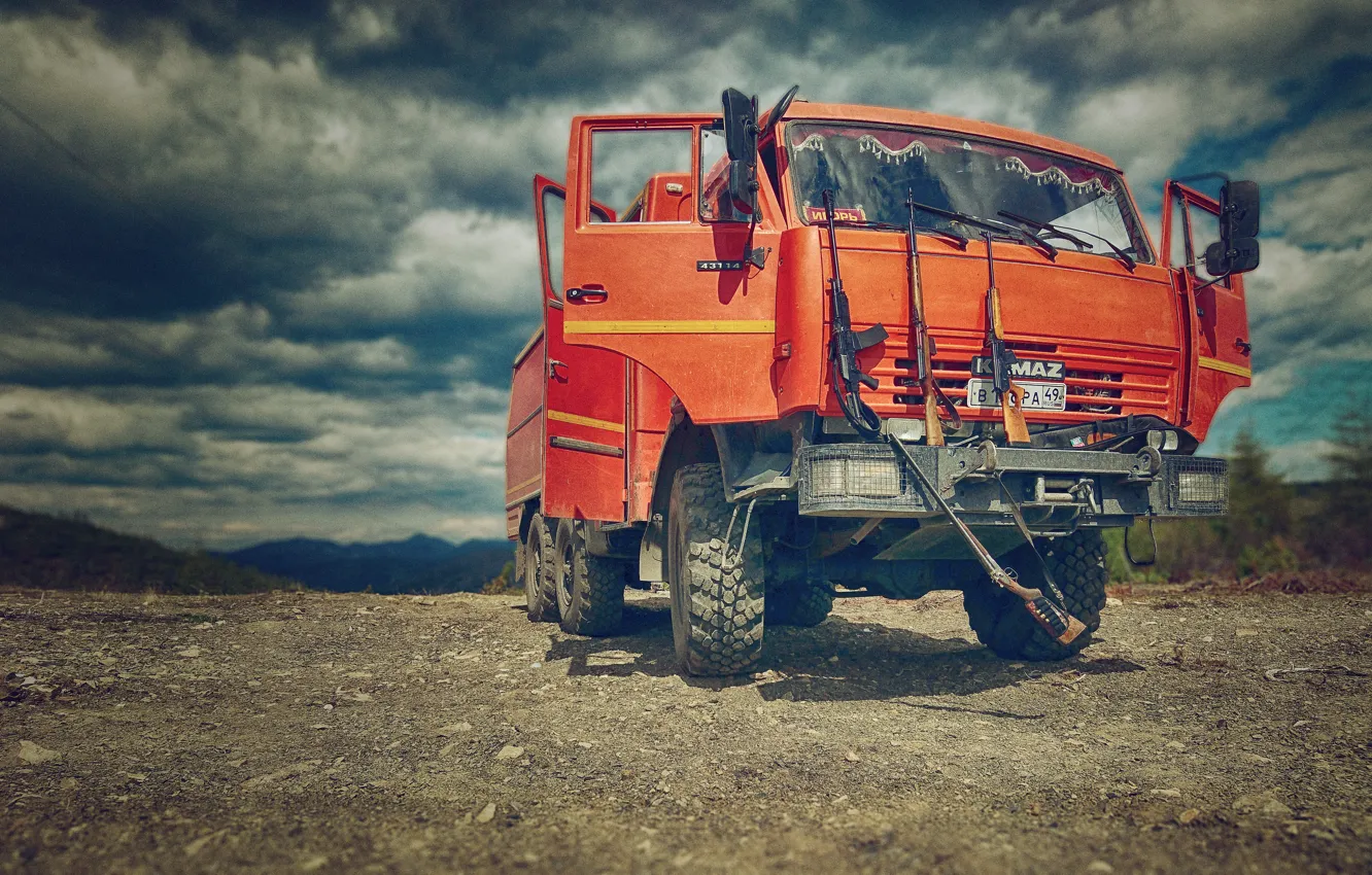 Фото обои Russia, Kamaz, kfmfzmotors