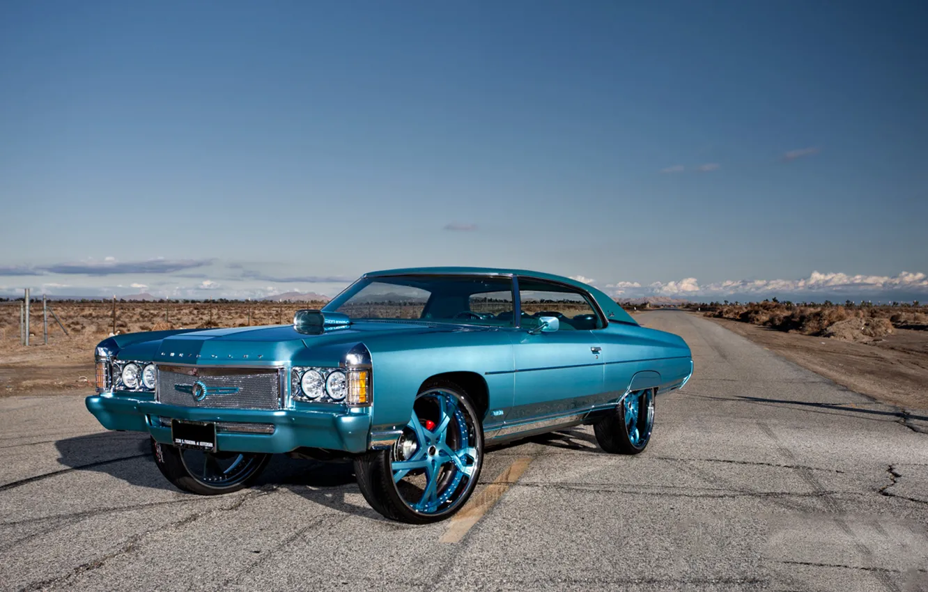 Фото обои Chevrolet, 1971, tuning, Impala, swagger, Cali