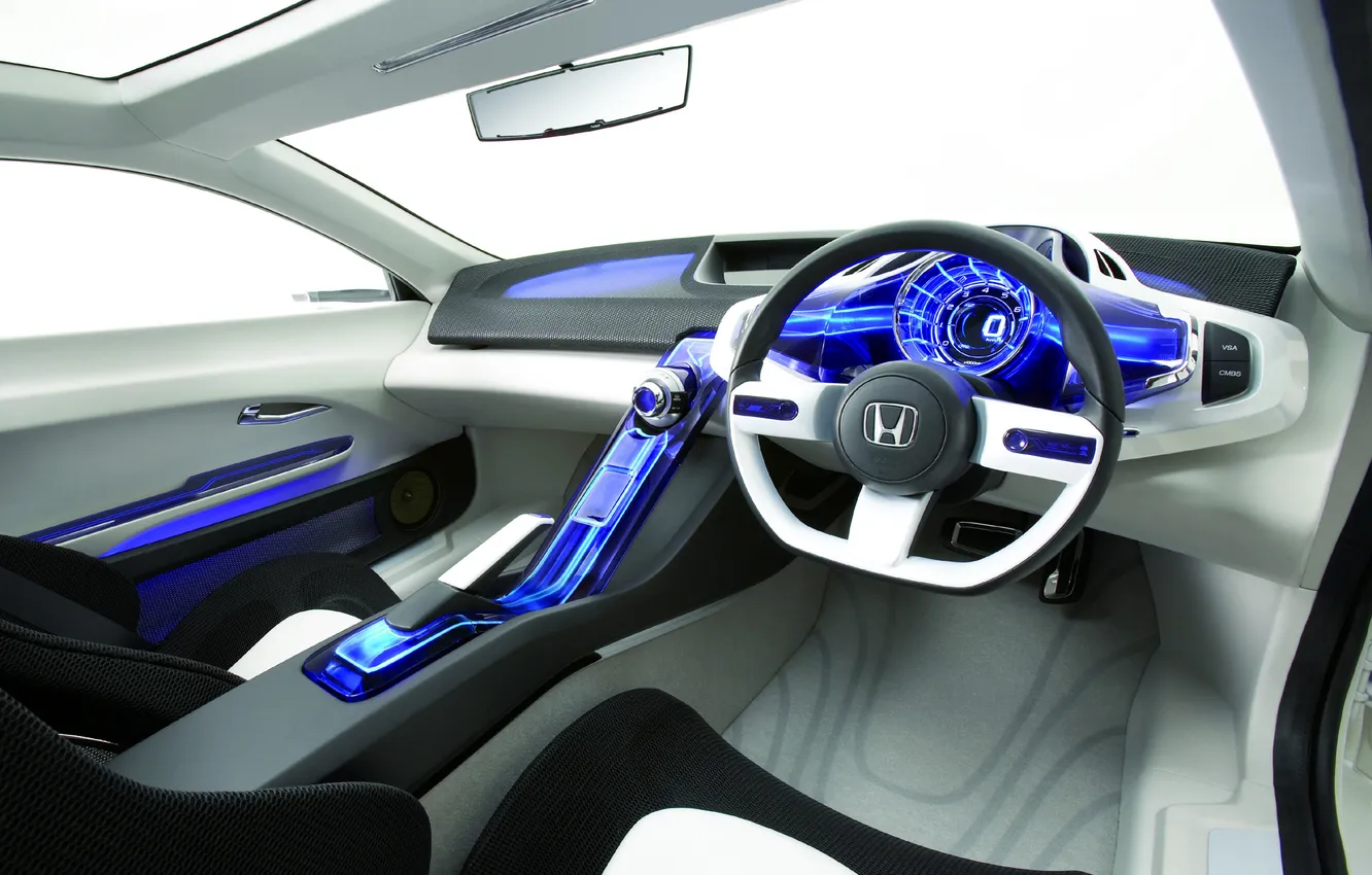 Фото обои Concept, концепт кар, Honda, 2007, Honda CR-Z, Honda CR-Z Concept