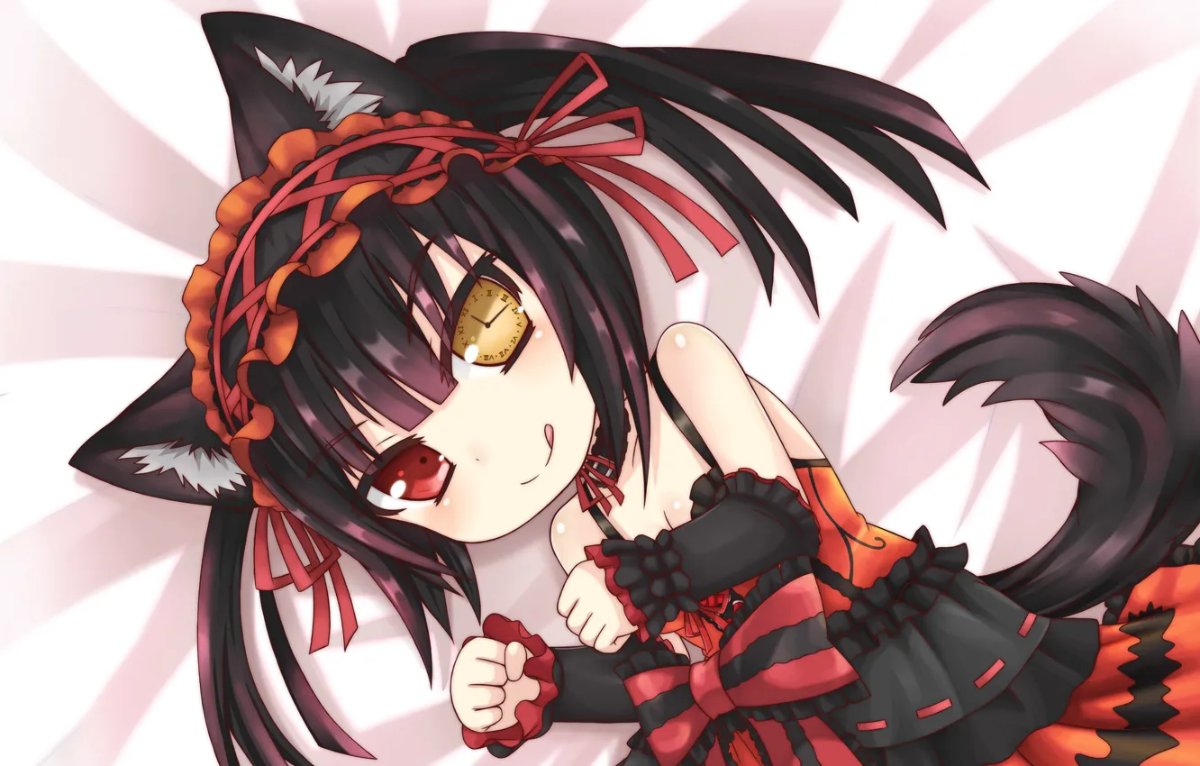 Фото обои девушка, Tokisaki Kurumi, Date a live