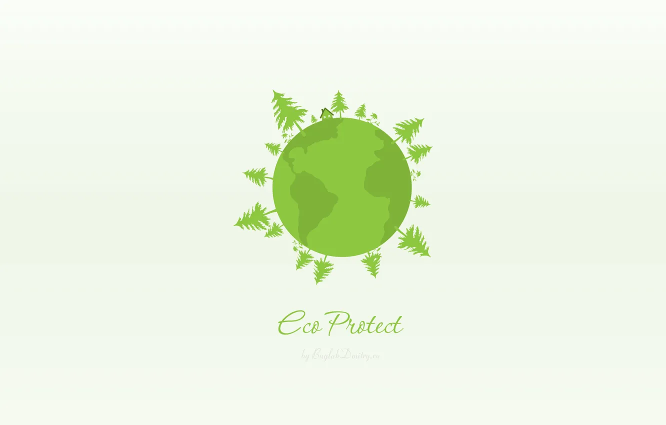 Фото обои зеленый, green, защита, экология, eco, protect