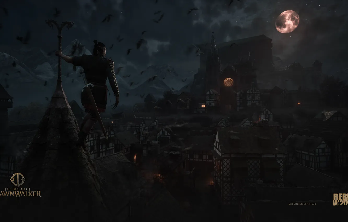 Фото обои vampire, Game, RPG, Rebel Wolves, The Blood of Dawnwalker