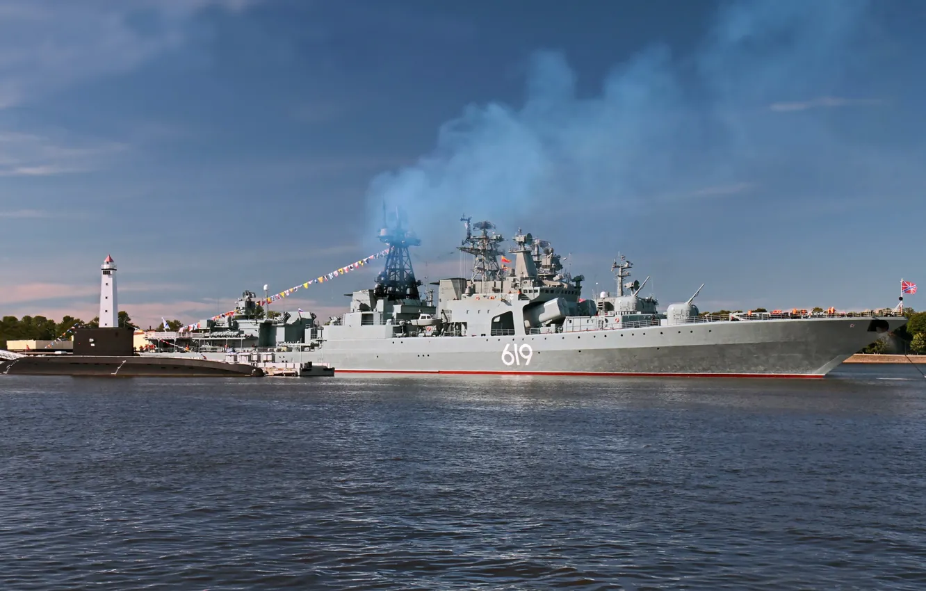 Фото обои Кронштадт, проект 1155, БПК Североморск