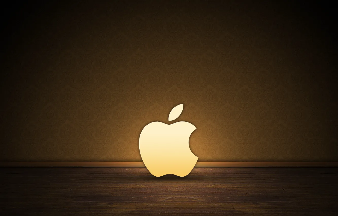 Фото обои свет, обои, яблоко, пол, Classic Apple