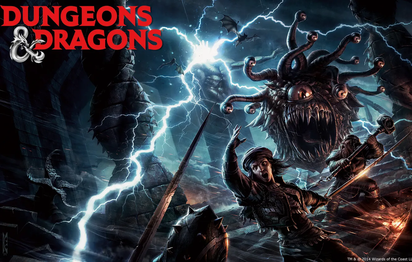 Фото обои Art, creature, Dungeon Dragons