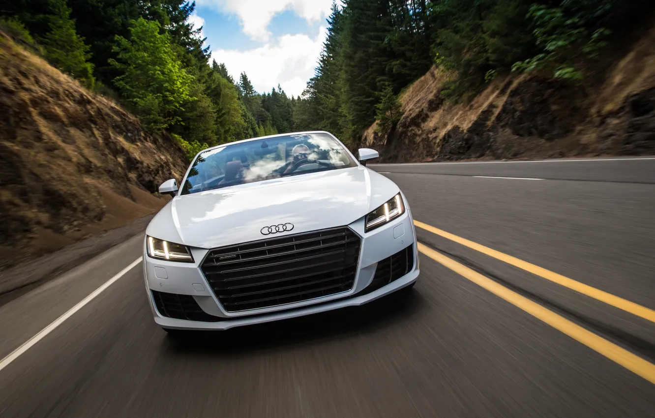 Фото обои Audi, ауди, Roadster, родстер, quattro, TFSI, US-spec, 2015