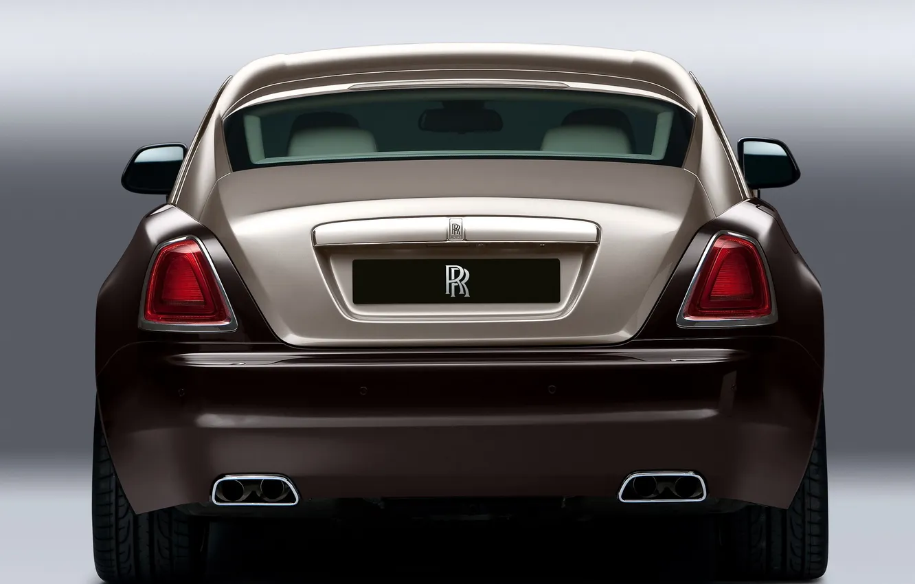 Фото обои авто, фон, обои, вид, Rolls-Royce, сзади, Wraith