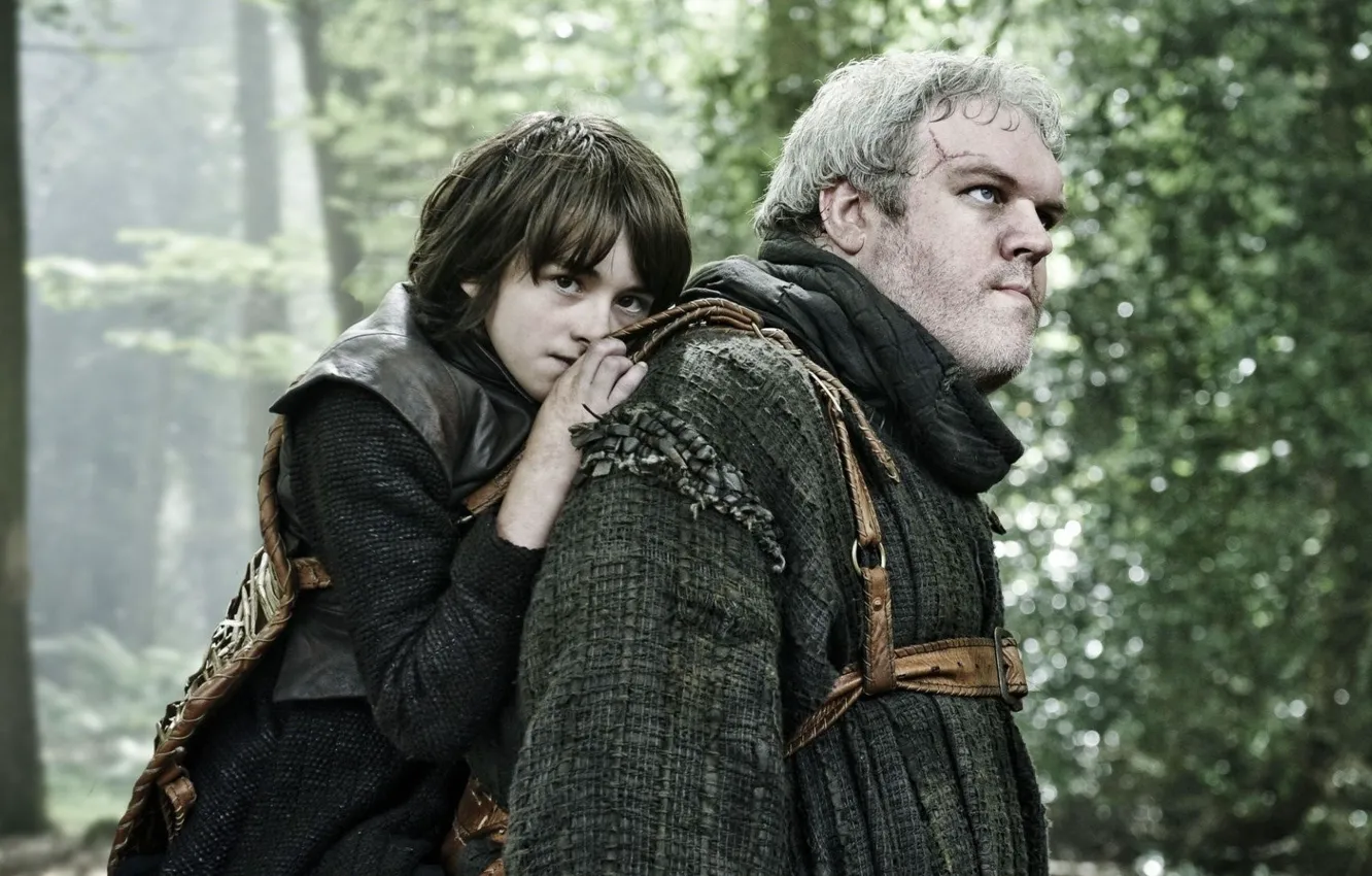 Фото обои A Song of Ice and Fire, Bran Stark, Game Of Thrones, tv series, Hodor