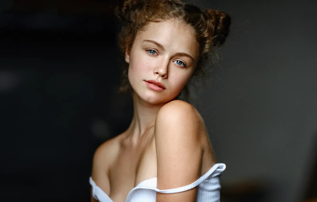 Фото обои взгляд, девушка, портрет, красотка, Георгий Чернядьев, Georgy Chernyadyev, Alina Zaslavskaya, Алина Заславская