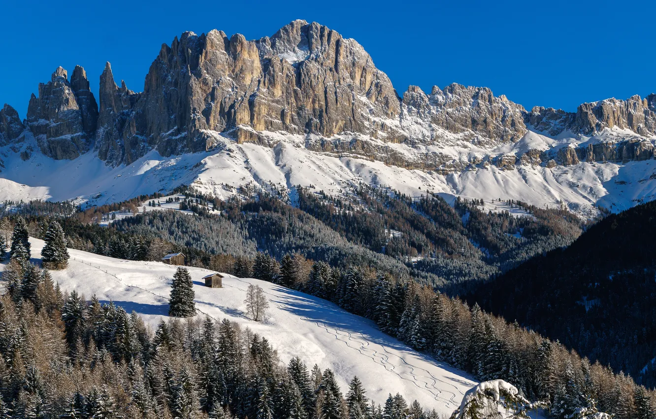 Фото обои горы, скалы, Италия, Dolomites