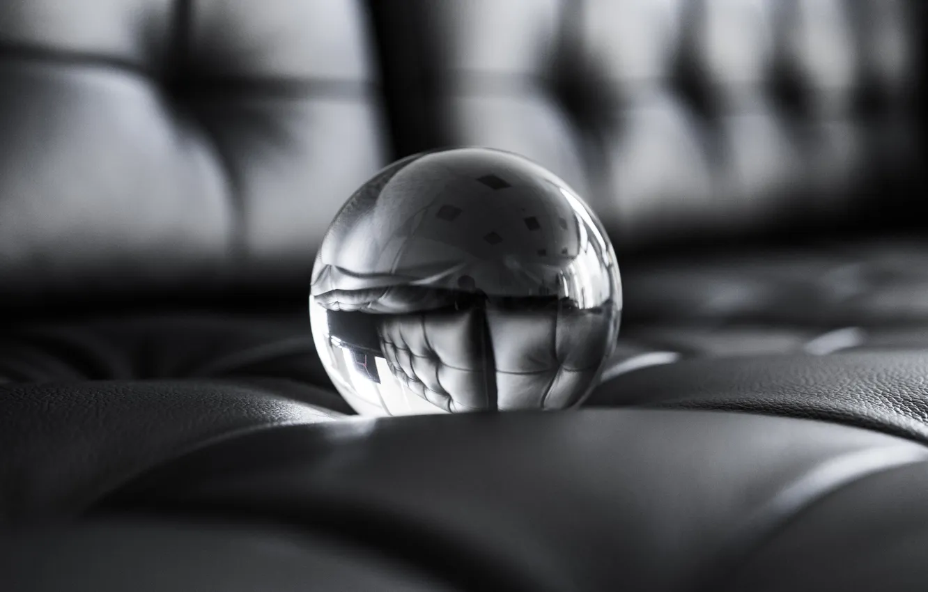 Фото обои sofa, crystal, sphere