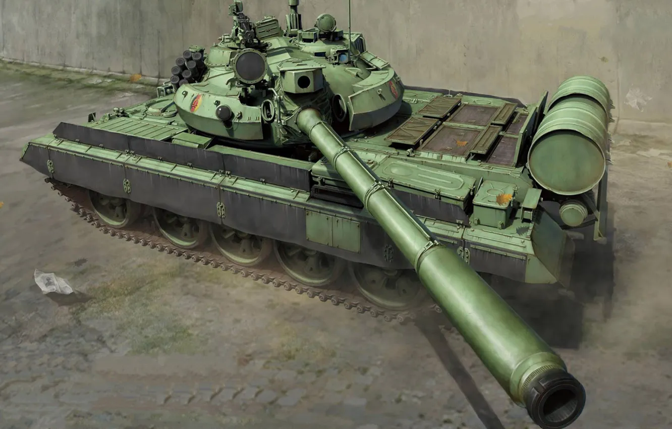 Фото обои средний танк, Т-55АМ2-B, чехословацкий танк, результат второго этапа программы модернизации