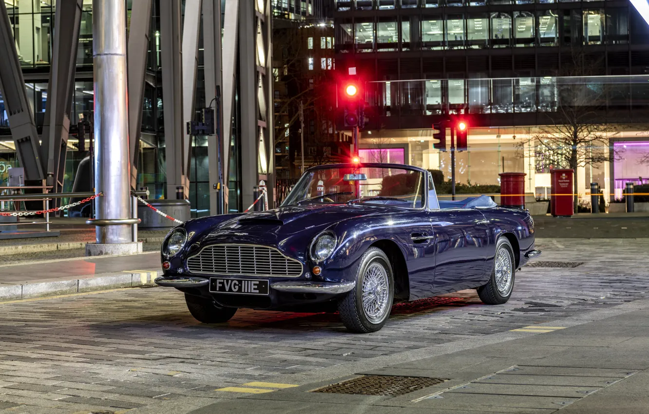 Фото обои Aston Martin, 1967, DB6, Aston Martin DB6 Vantage Volante