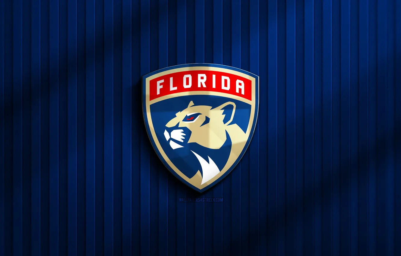 Фото обои Logo, NHL, Sport, Florida, Emblem, Hockey, Ice Hockey, Florida Panters