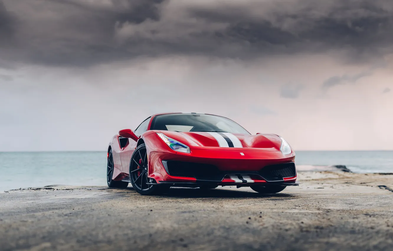 Фото обои car, wallpaper, Ferrari, supercar, 488, Pista