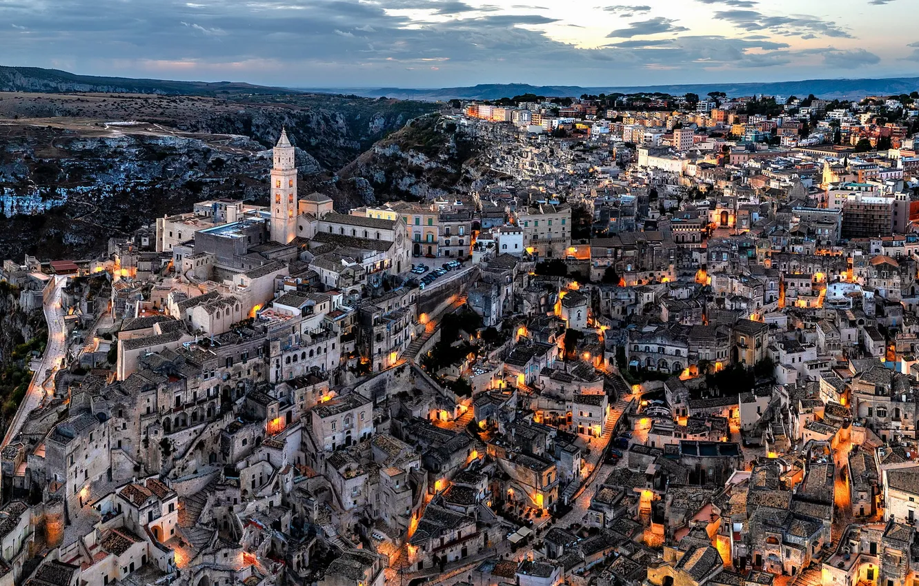 Фото обои Italy, Matera, Basilicate