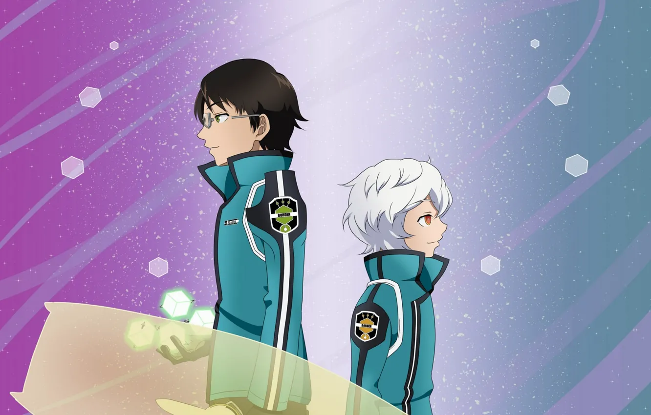 Фото обои фон, аниме, парни, мальчики, World Trigger, Импульс мира