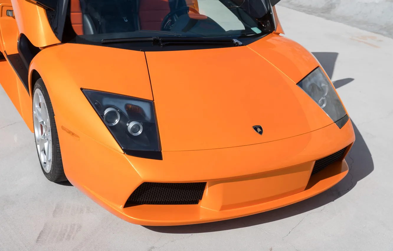 Фото обои Lamborghini, Murcielago, front view, Lamborghini Murcielago Roadster