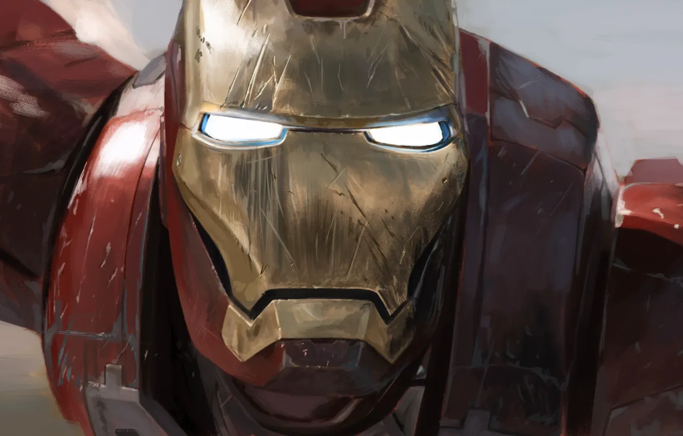 Фото обои металл, костюм, железный человек, iron man, Мстители, Avengers