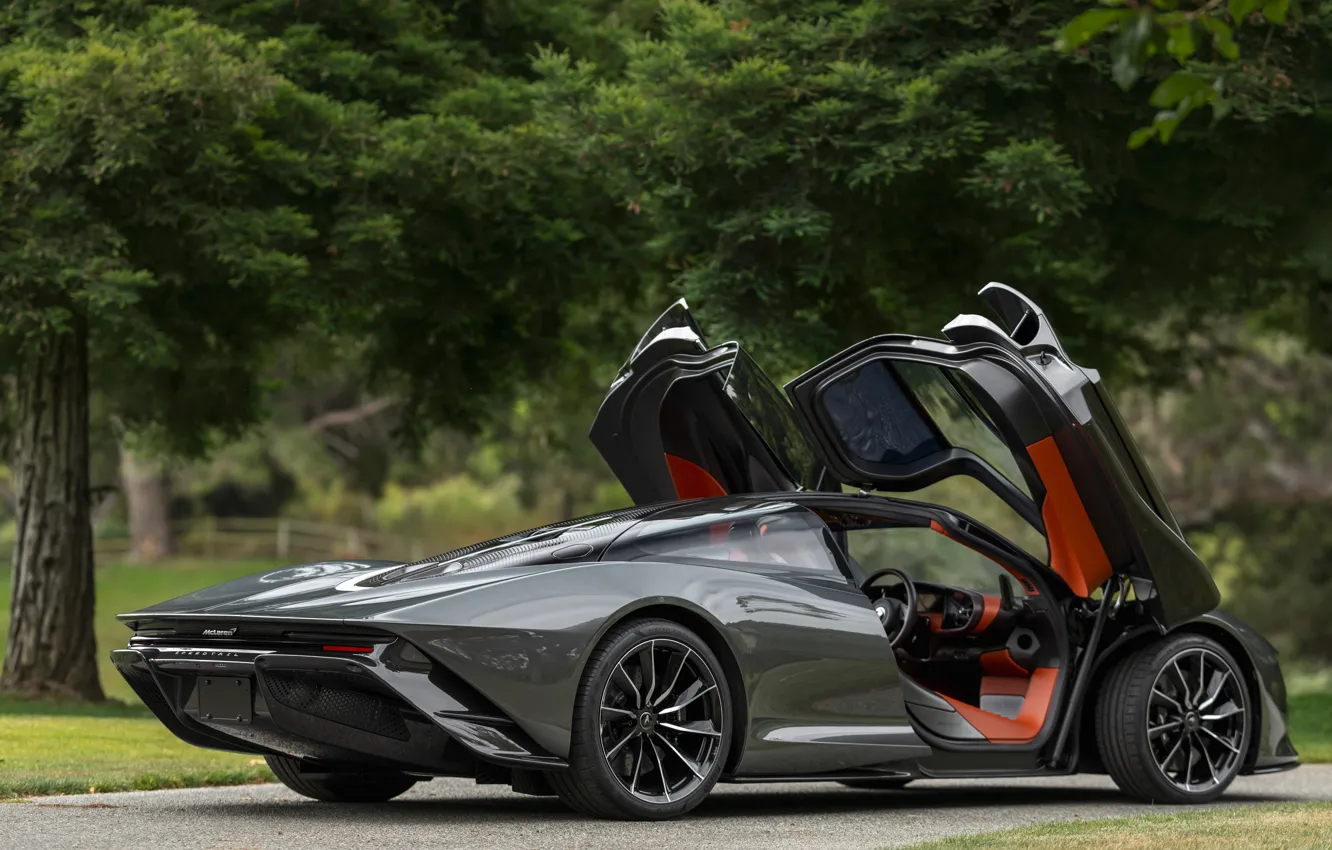 Фото обои McLaren, doors up, Speedtail, McLaren Speedtail