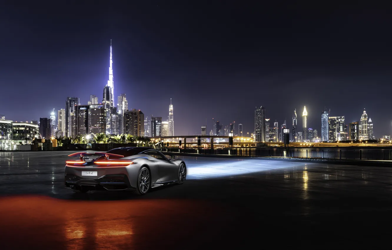 Фото обои суперкар, Дубай, Dubai, гиперкар, Pininfarina, 2019, Battista