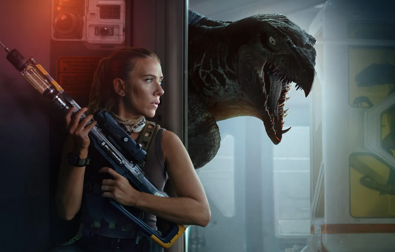 Фото обои фантастика, фильм, кадр, Scarlett Johansson, Скарлетт Йоханссон, Мир Юрского периода: Возрождение, Jurassic World: Rebirth
