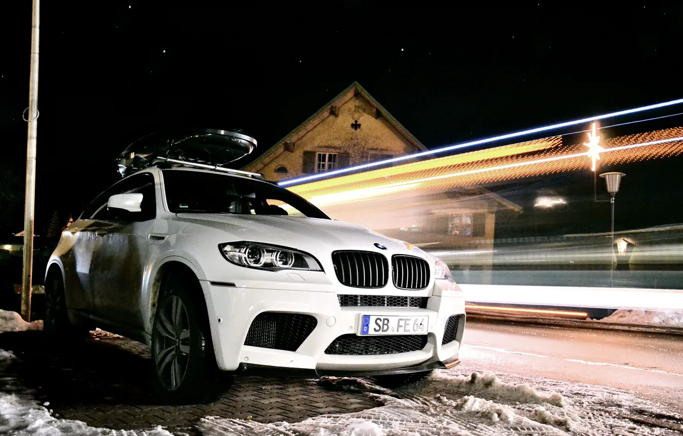 Фото обои BMW, X6M, White, SAC