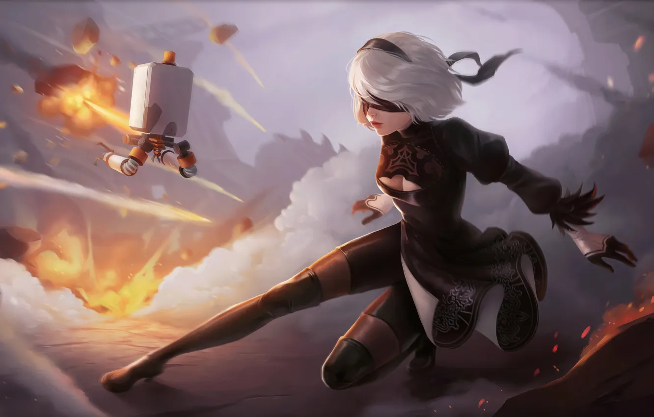 Фото обои horizon, chronicles, nier automata