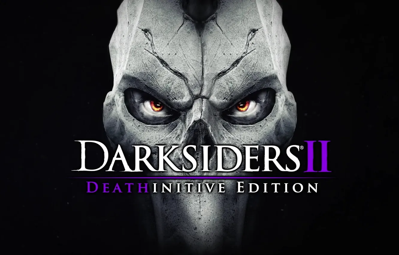Фото обои глаза, смерть, маска, death, mask, DarkSiders II