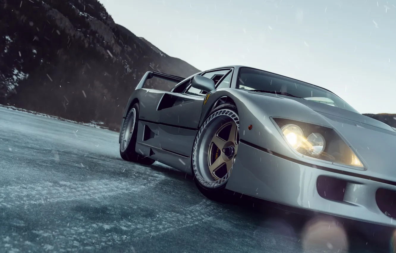 Фото обои car, Ferrari, supercar, f40