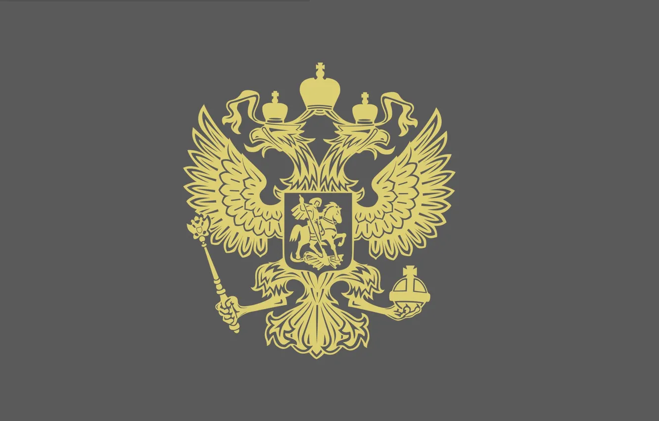 Фото обои Минимализм, Обои На Рабочий Стол, Герб Российской Федерации