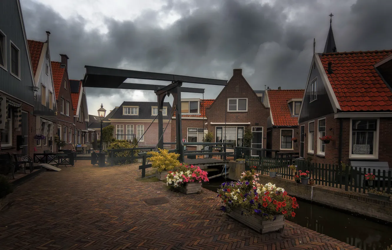 Фото обои Holland, North Holland, Volendam