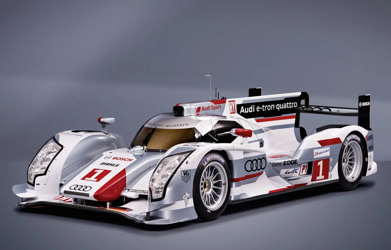 Фото обои Audi, Фон, R18, WEC