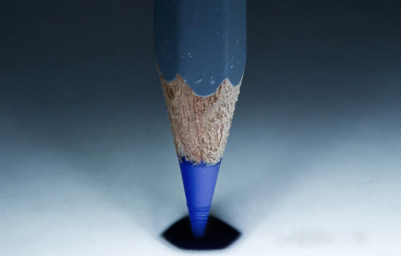 Фото обои blue, pencil, colored