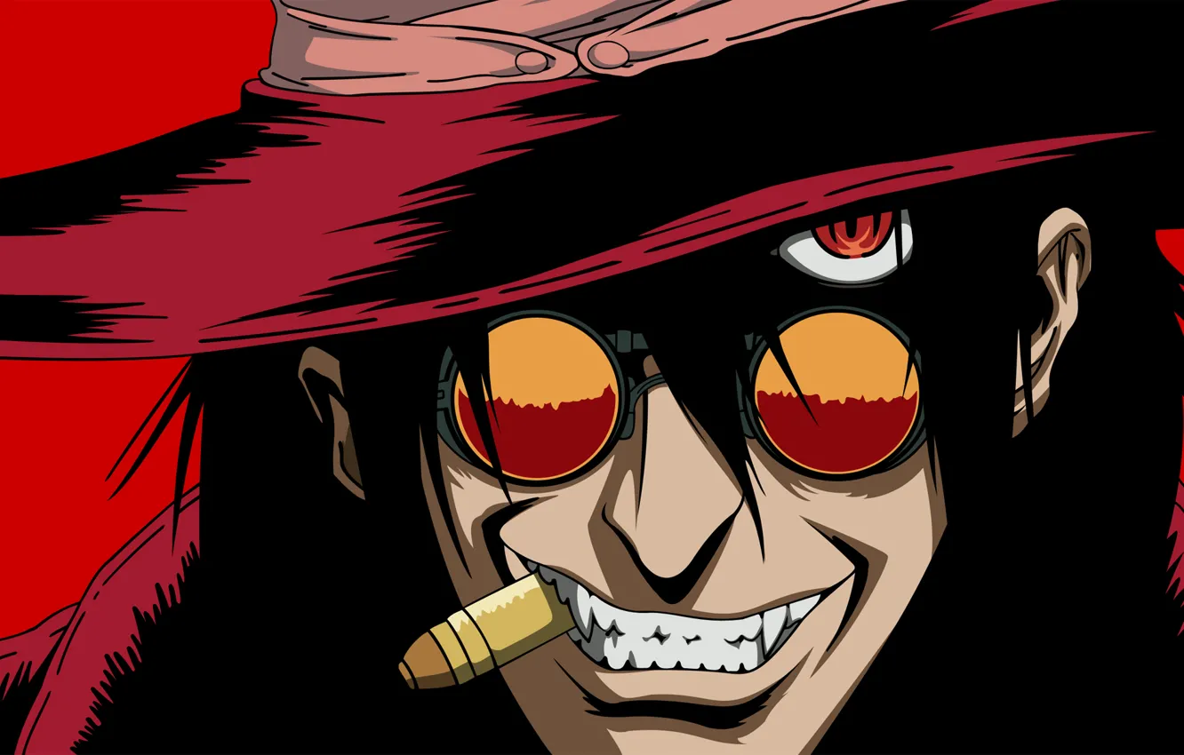 Фото обои вампир, hellsing, alucard