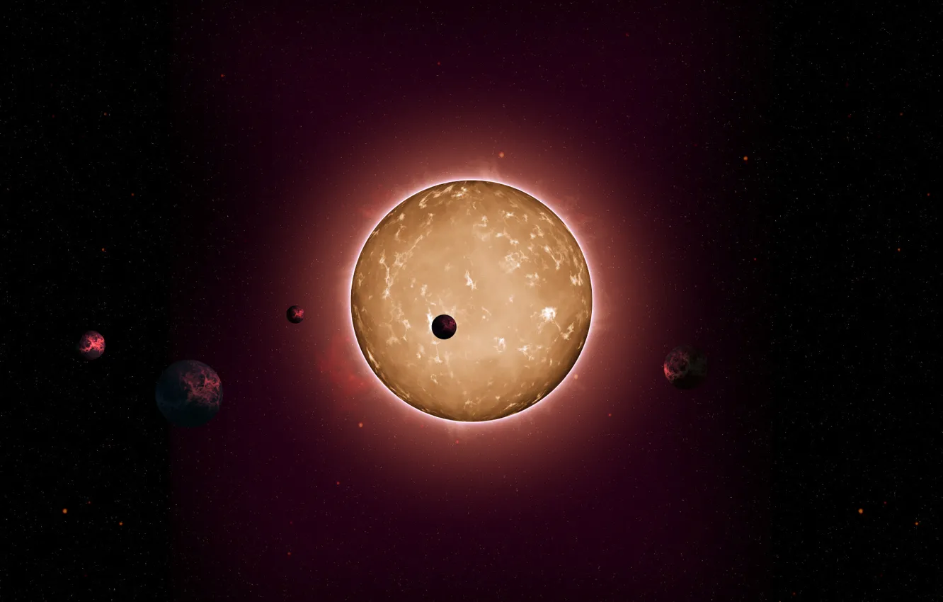 Фото обои звезды, планеты, universe, stars, planets, Kepler-444