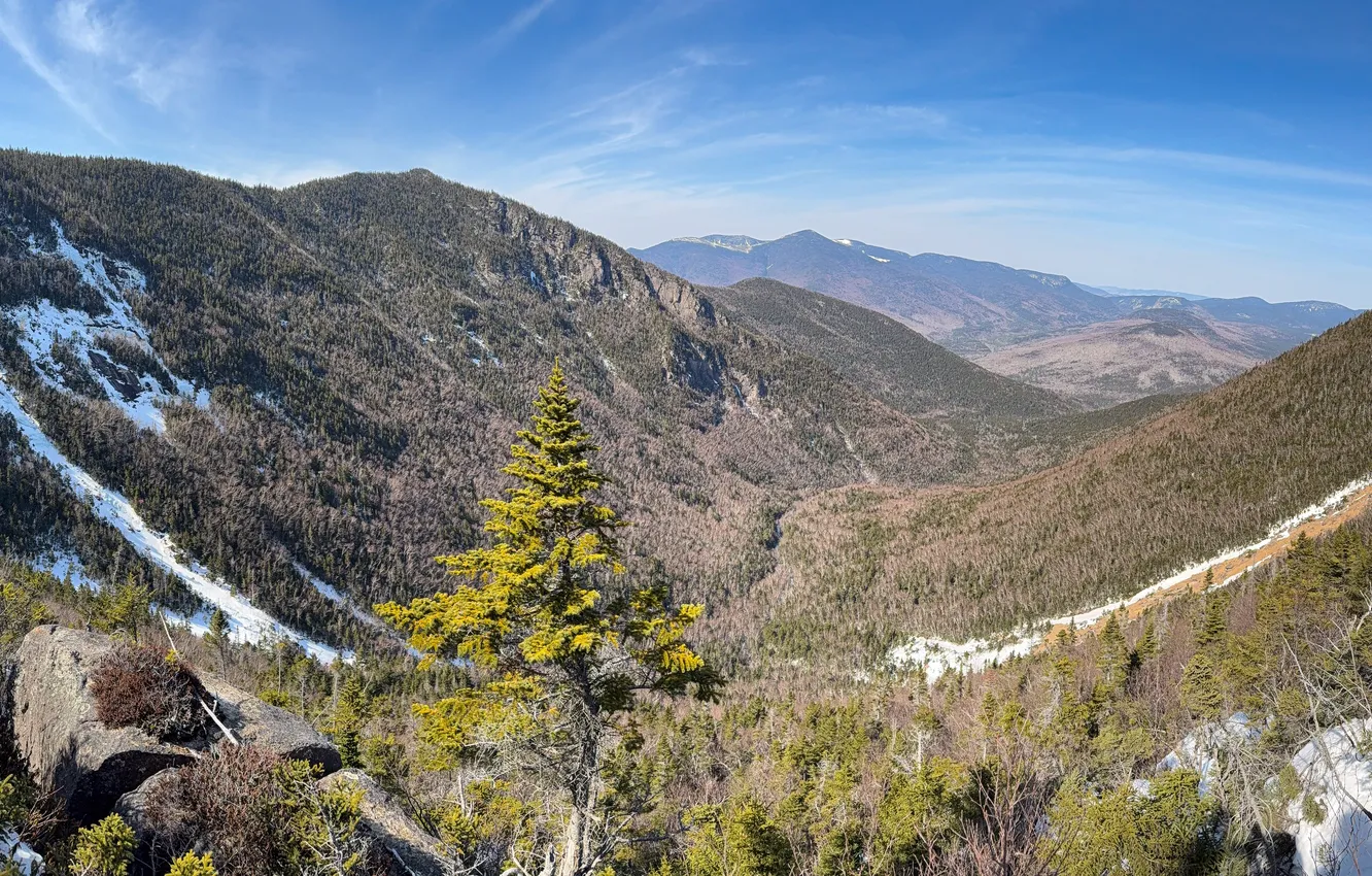 Фото обои горы, США, New Hampshire