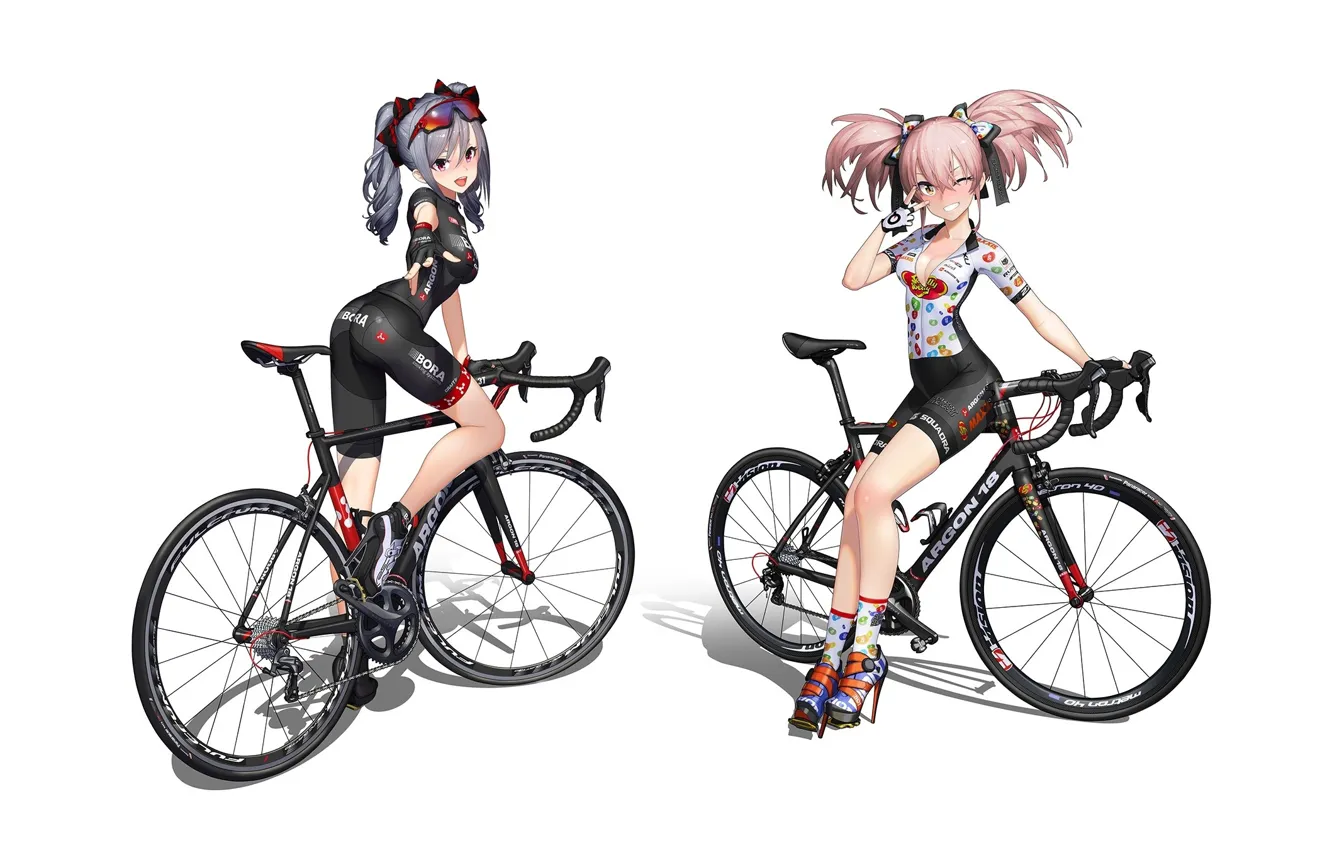 Фото обои sport, bicycle, anime, pretty, beauty, asian, manga, Cinderella