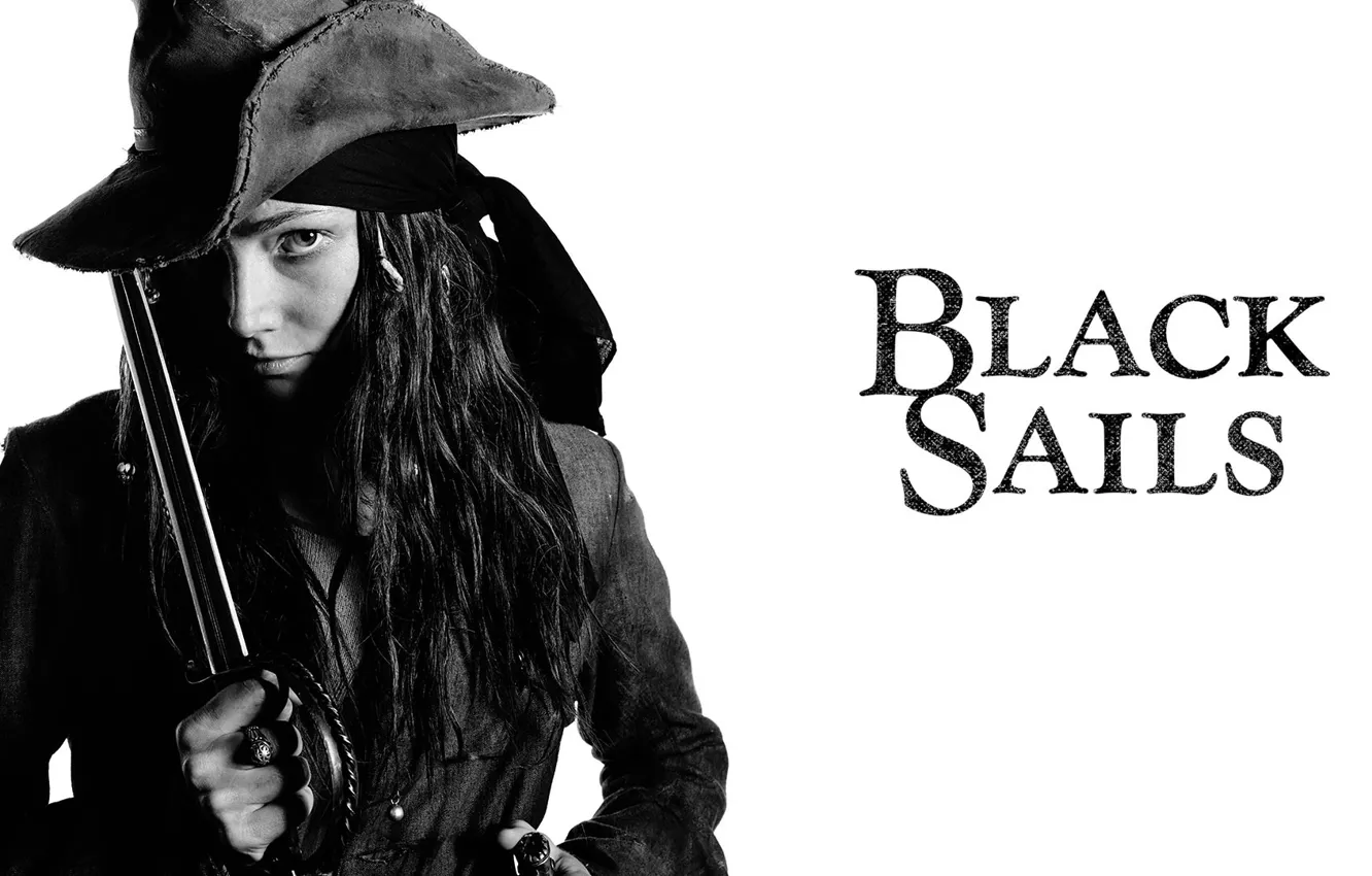 Фото обои девушка, пират, Black Sails, чёрные паруса