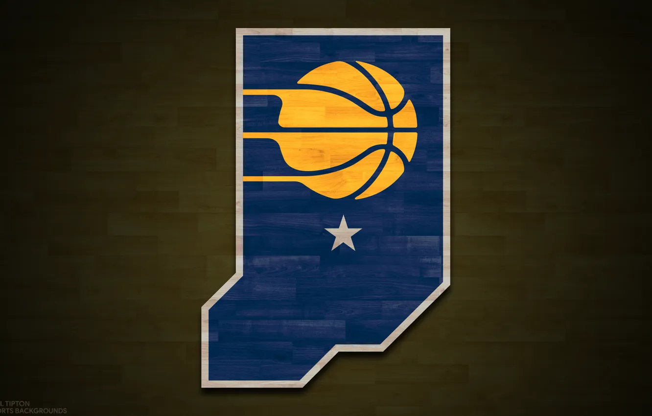 Фото обои Logo, NBA, Basketball, Sport, Indiana Pacers, Pacers, Indiana, Emblem