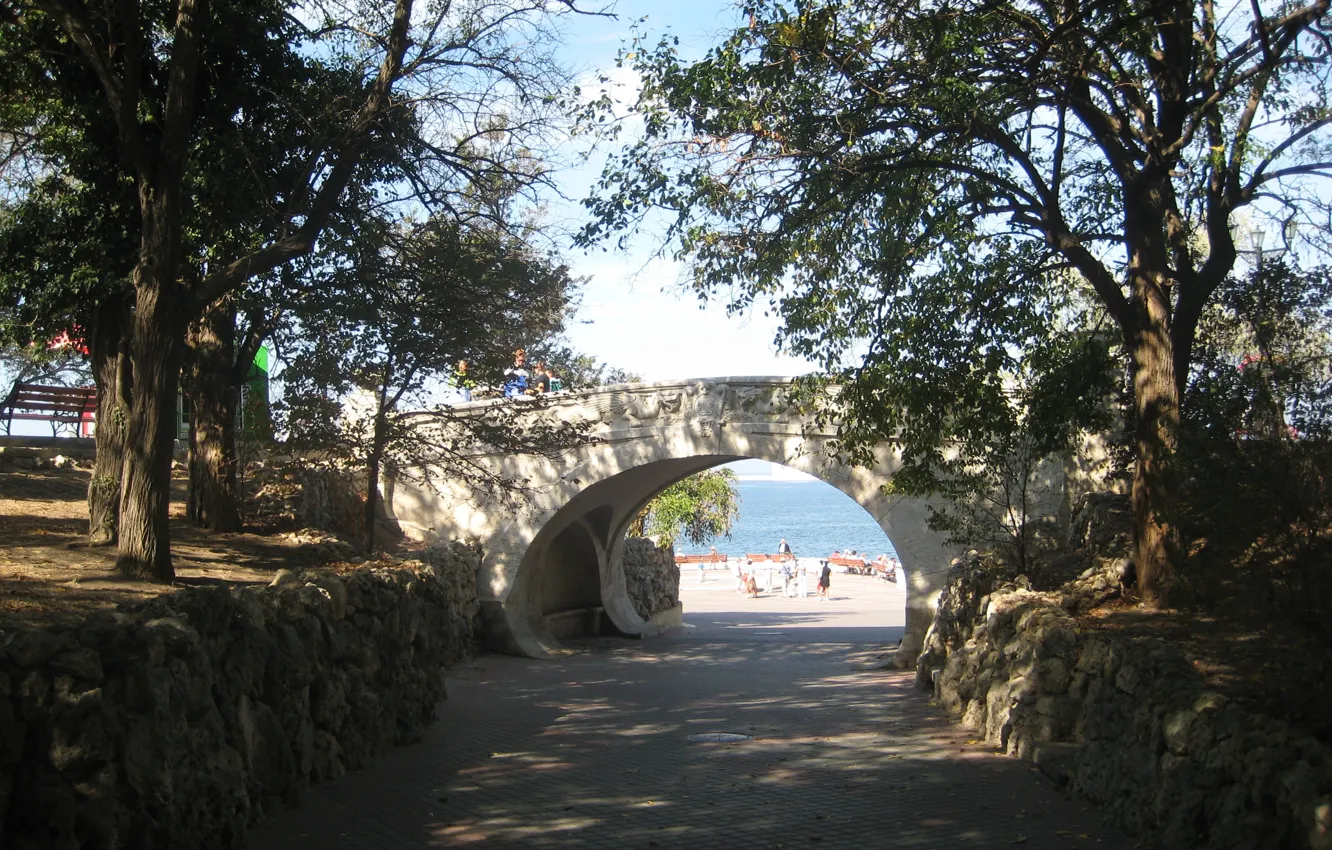 Фото обои Мост, Крым, Севастополь