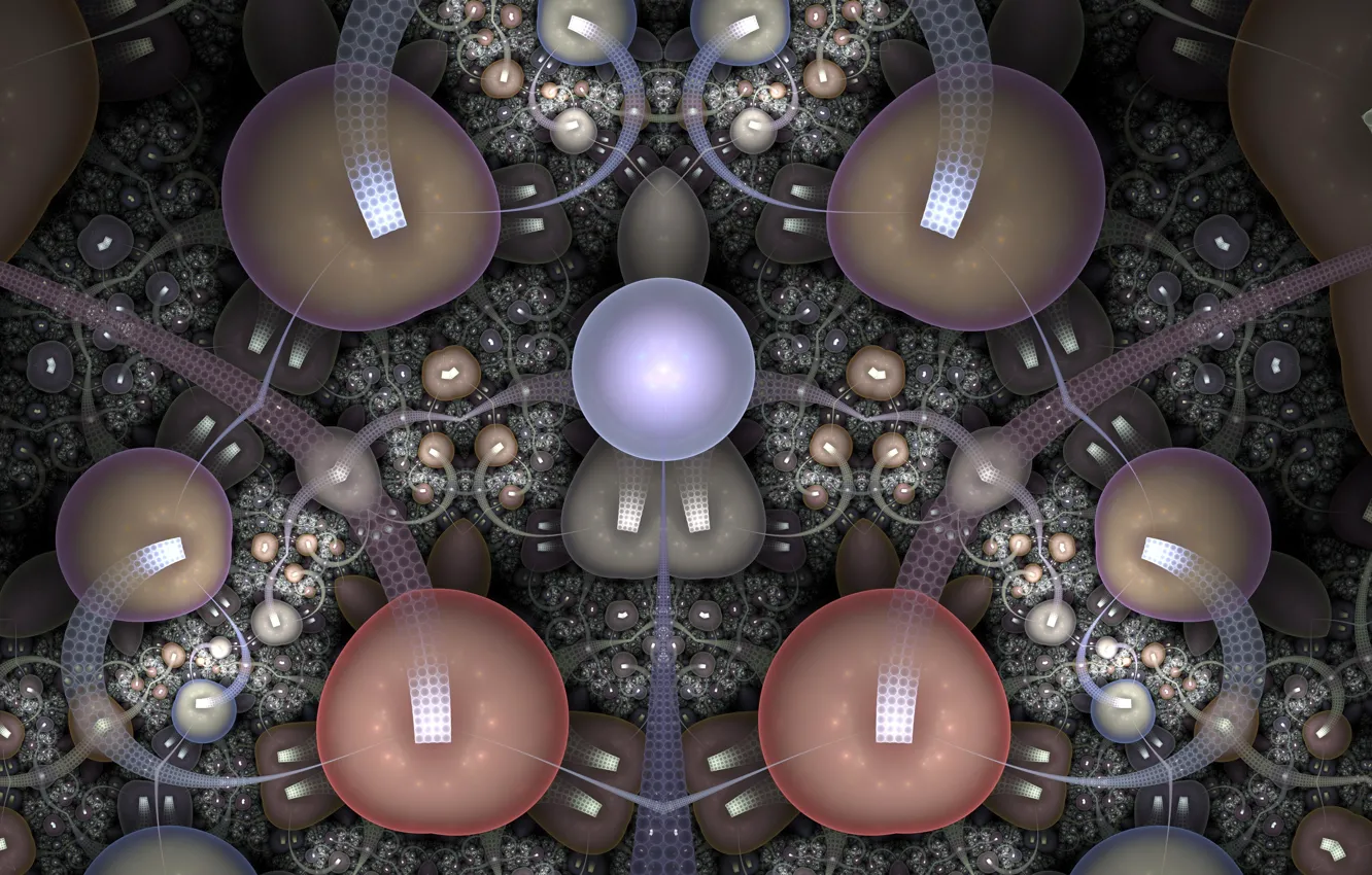 Фото обои круги, шары, узор, сфера