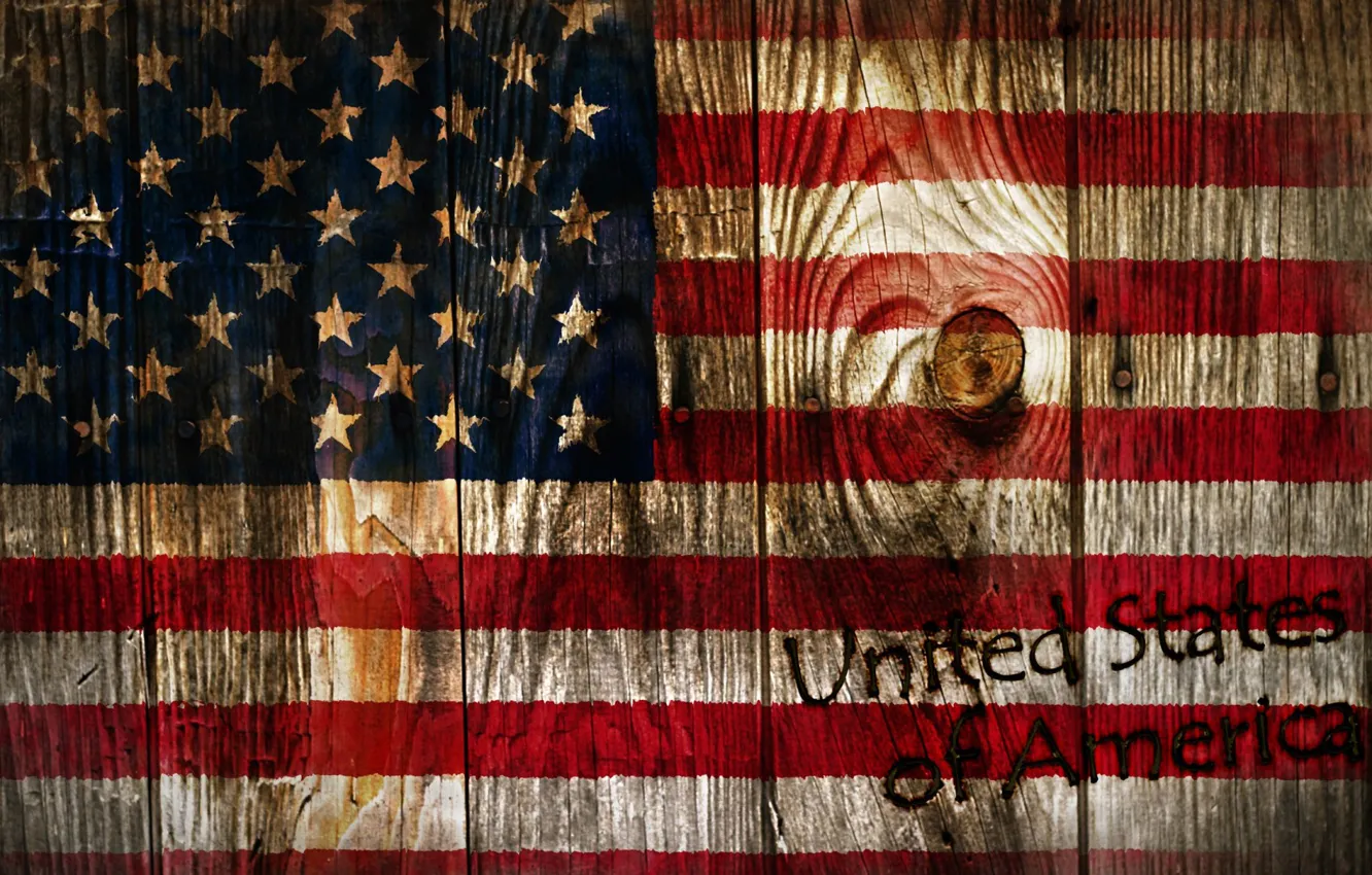 Фото обои red, USA, white, blue, Flag, United States of America, Textures, American flag