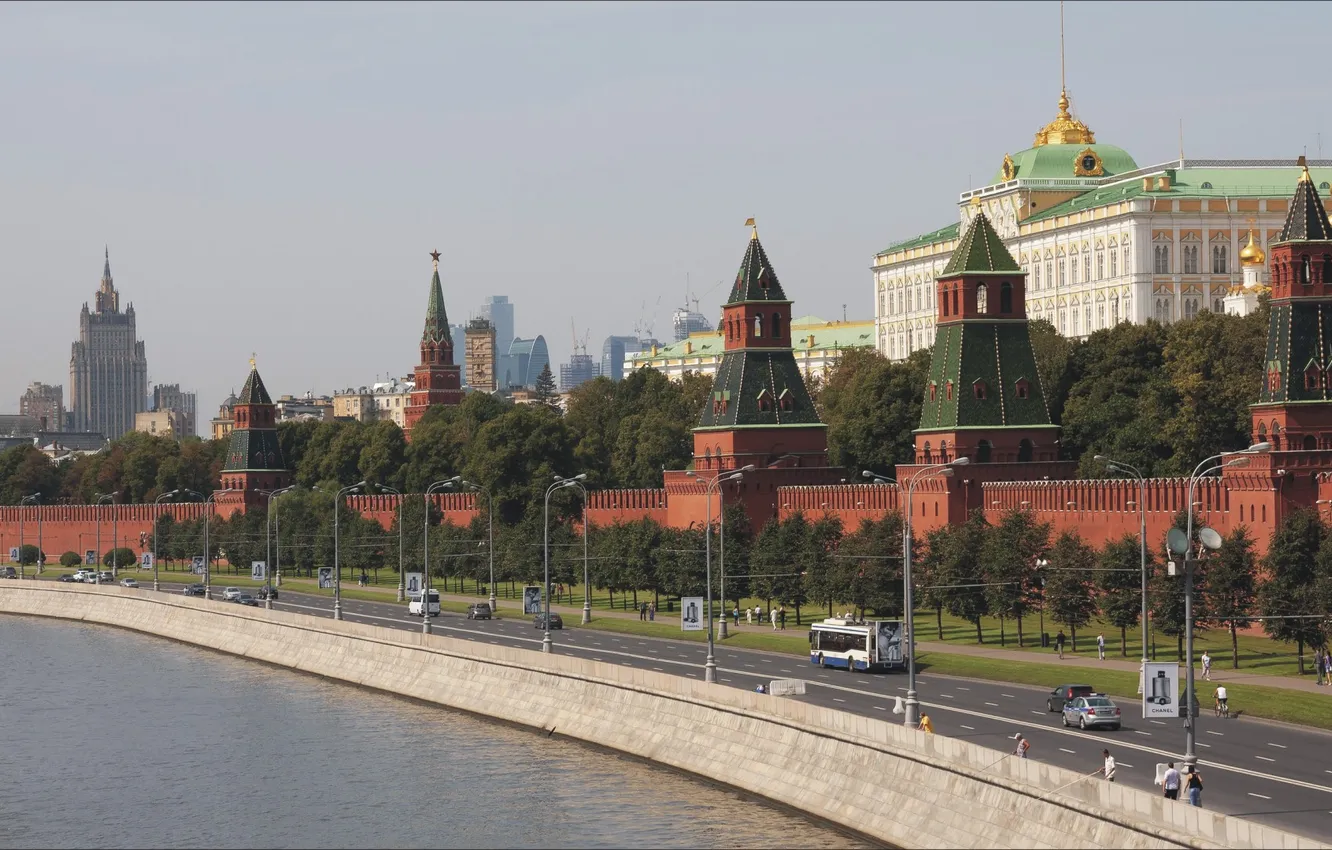 Фото обои city, Москва, кремль, Россия, Russia, Moscow, travel, kremlin