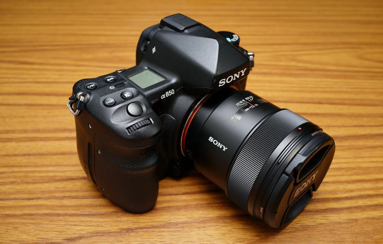 Фото обои фотокамера, зеркальная, профессиональная, A850, Sony Alpha