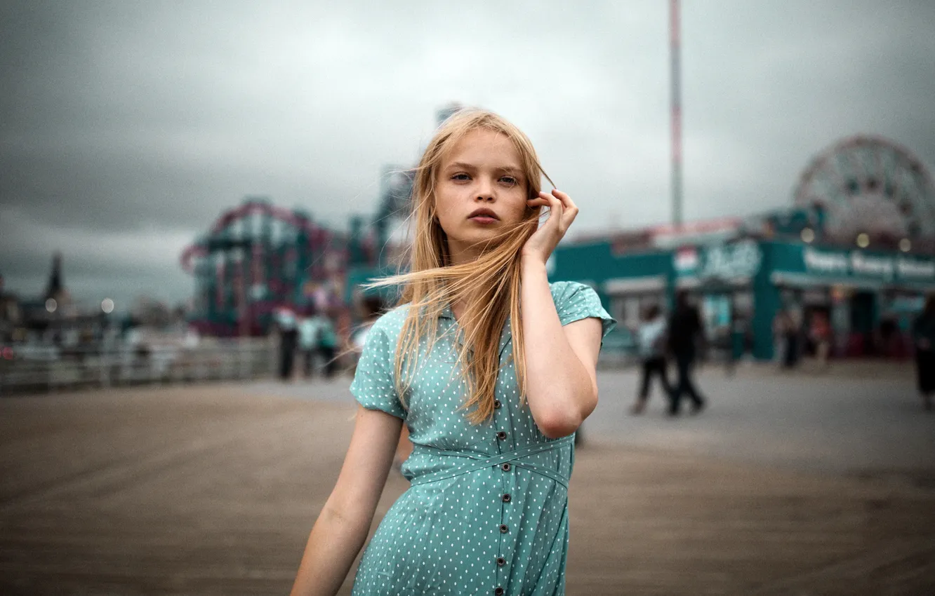 Фото обои девушка, Anastasia, взгляд, портрет