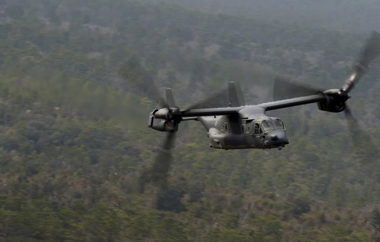 Фото обои США, Bell, Osprey, V-22, американский конвертоплан
