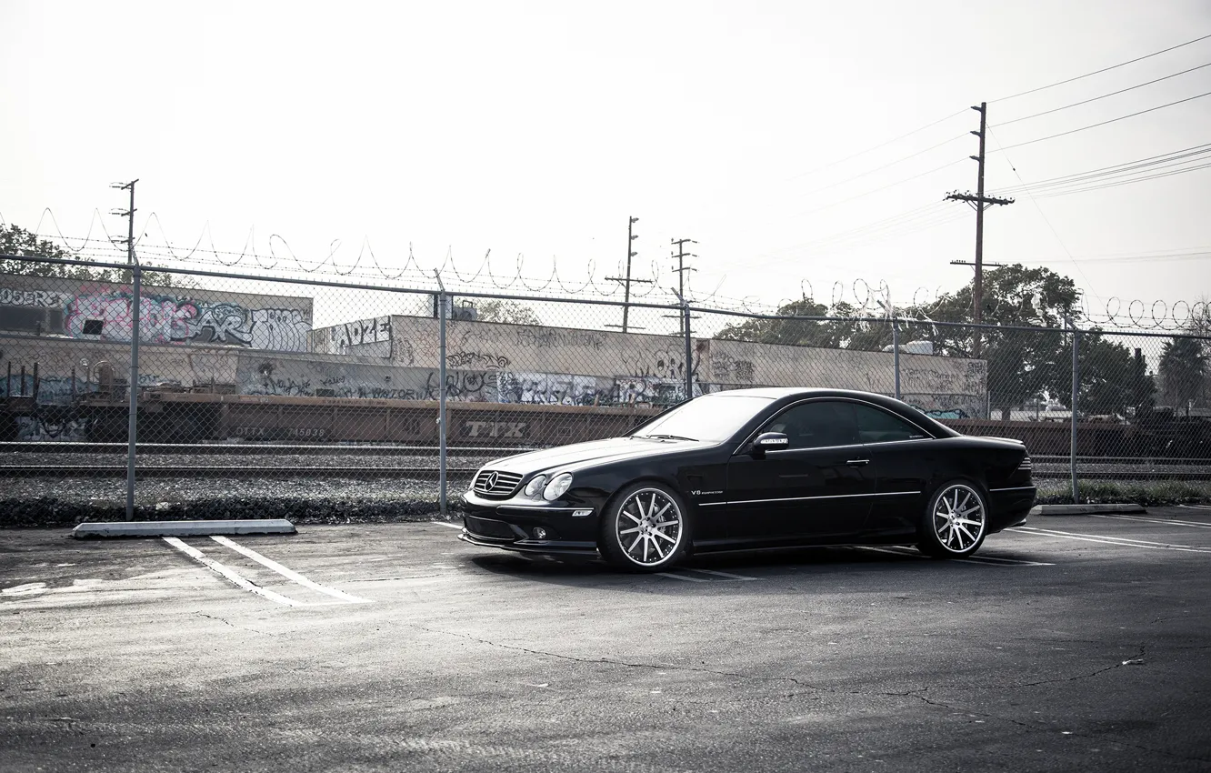 Фото обои Mercedes Benz, tuning, vossen, CL55