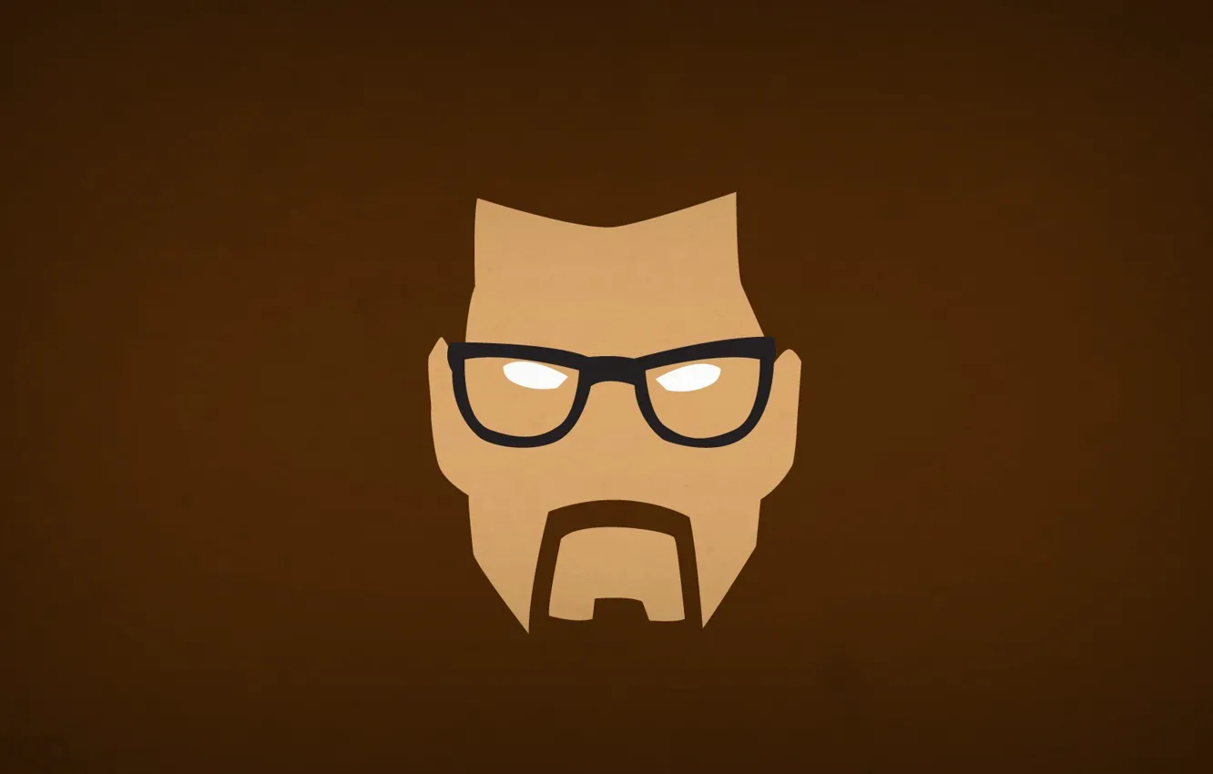 Фото обои минимализм, Half-Life, Гордон Фримен, Gordon Freeman, blo0p